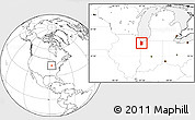 Blank Location Map of Lake County