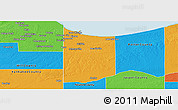 Political Panoramic Map of Lake County