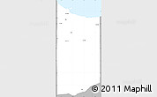 Gray Simple Map of Lake County