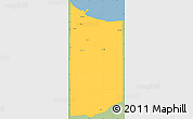 Savanna Style Simple Map of Lake County