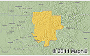 Savanna Style 3D Map of Perry County