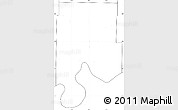 Blank Simple Map of Vanderburgh County, no labels