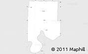 Silver Style Simple Map of Vanderburgh County