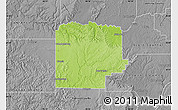 Physical Map of Washington County, desaturated