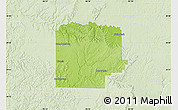 Physical Map of Washington County, lighten
