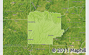 Physical Map of Washington County, satellite outside