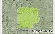 Physical Map of Washington County, semi-desaturated