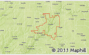 Physical 3D Map of ZIP code 51012