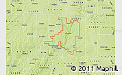 Physical Map of ZIP code 51012