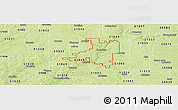 Physical Panoramic Map of ZIP code 51012