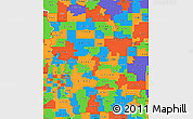 Political Simple Map of ZIP codes starting with 515