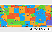 Political Simple Map of ZIP codes starting with 516