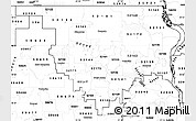 Blank Simple Map of ZIP codes starting with 521