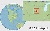 Savanna Style Location Map of ZIP codes starting with 522