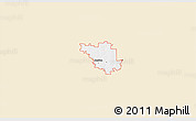 Classic Style 3D Map of ZIP code 52302, single color outside