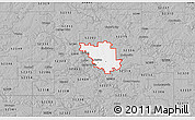 Gray 3D Map of ZIP code 52302