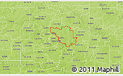 Physical 3D Map of ZIP code 52302