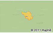 Savanna Style 3D Map of ZIP code 52302, single color outside