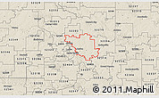 Shaded Relief 3D Map of ZIP code 52302