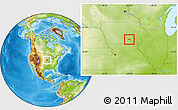 Physical Location Map of ZIP code 52553