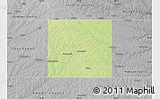 Physical Map of Adair County, desaturated