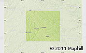 Physical Map of Adair County, lighten