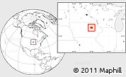 Blank Location Map of Black Hawk County