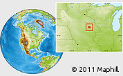 Physical Location Map of Black Hawk County