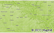 Physical 3D Map of Dubuque County