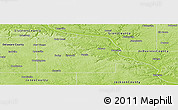 Physical Panoramic Map of Dubuque County