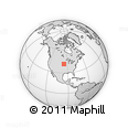 Outline Map of Harrison County