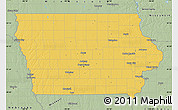 Savanna Style Map of Iowa