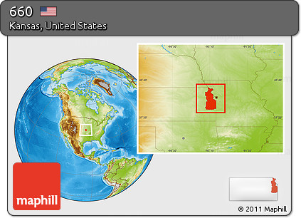 Physical Location Map of ZIP Codes Starting with 660
