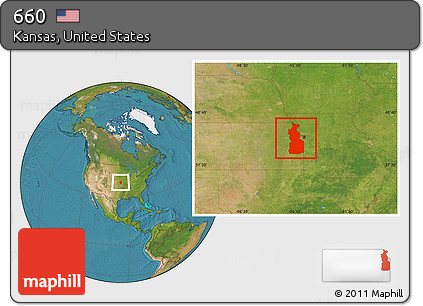 Satellite Location Map of ZIP Codes Starting with 660