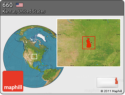 Satellite Location Map of ZIP Codes Starting with 660