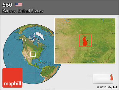 Satellite Location Map of ZIP Codes Starting with 660