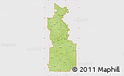 Physical Map of ZIP codes starting with 660, cropped outside