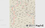 Classic Style Panoramic Map of ZIP codes starting with 660