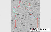 Gray Panoramic Map of ZIP codes starting with 660