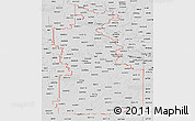 Silver Style Panoramic Map of ZIP codes starting with 660