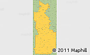Savanna Style Simple Map of ZIP codes starting with 660