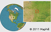 Satellite Location Map of ZIP codes starting with 666