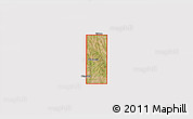 Satellite 3D Map of ZIP code 66941, cropped outside