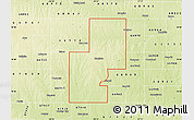 Physical Map of ZIP code 66956