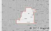 Gray Map of ZIP code 67601