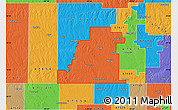 Political Map of ZIP code 67601