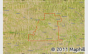 Satellite Map of ZIP code 67601