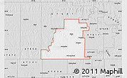 Silver Style Map of ZIP code 67601