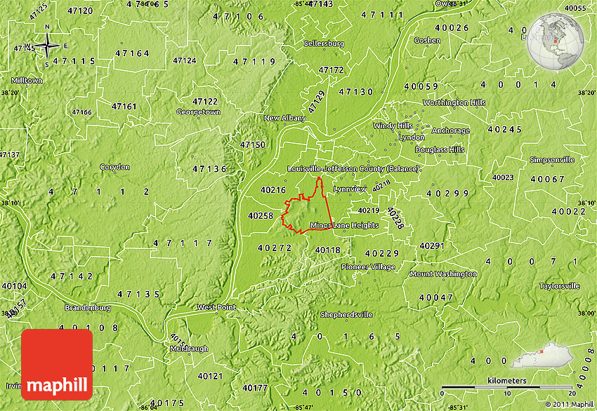 physical-map-of-zip-code-40214
