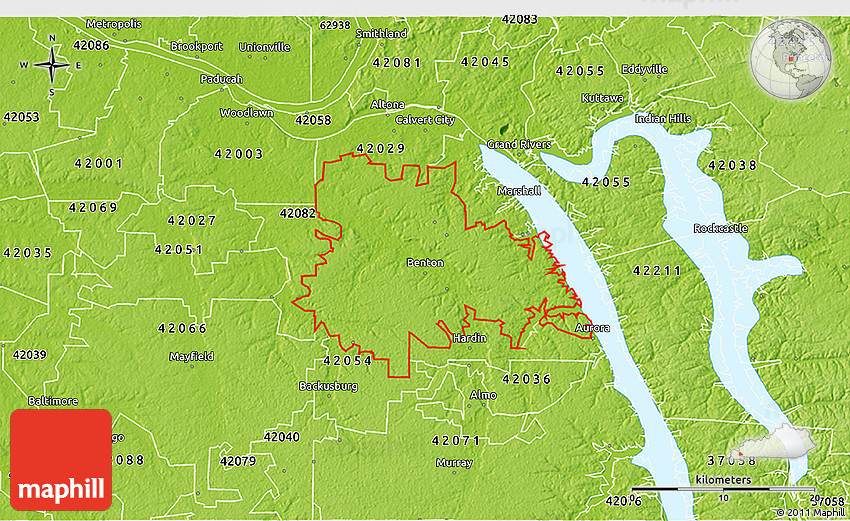 physical-3d-map-of-zip-code-42025